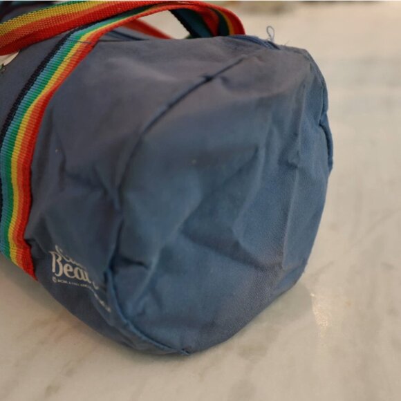 VINTAGE Care Bears Blue Rainbow DUFFLE BAG Peter’s Bag Corp/American Greetings - Picture 6 of 10